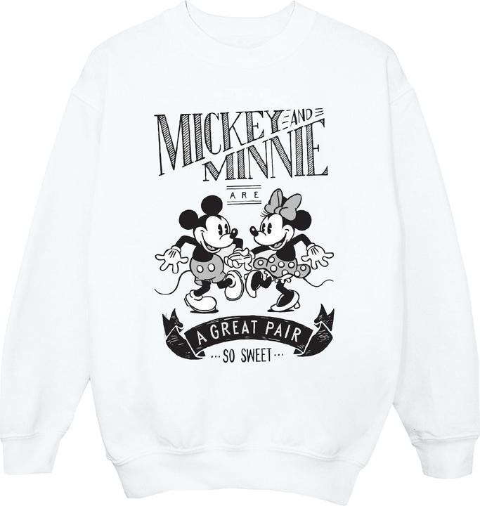 Disney Mickey And Minnie Mouse Great Pair Sweatshirt Mädchen