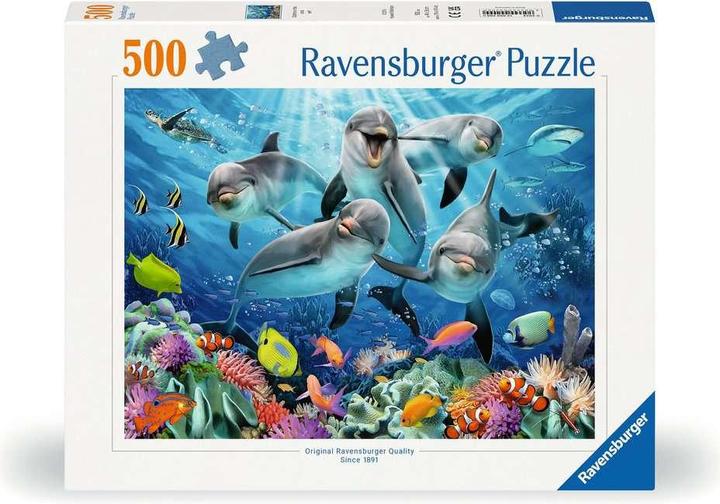 Produktbild Ravensburger Delfine im Korallenriff (500 Teile)