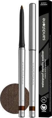 Actual product image Sandstone Waterproof Metallic Eyeliner 84 Spicy Cinnamon (Spicy cinnamon)