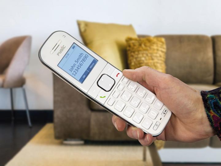 Produktbild Fysic FX-9000 DUO Senioren DECT telefoon - Extra luid gespreksvolume voor slechthorenden - Wit