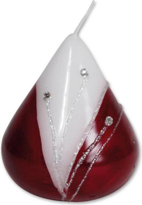 Seyko Geschenke 110461 - Kerzen-Ellipse "Venus" rot, 7 cm x 5cm