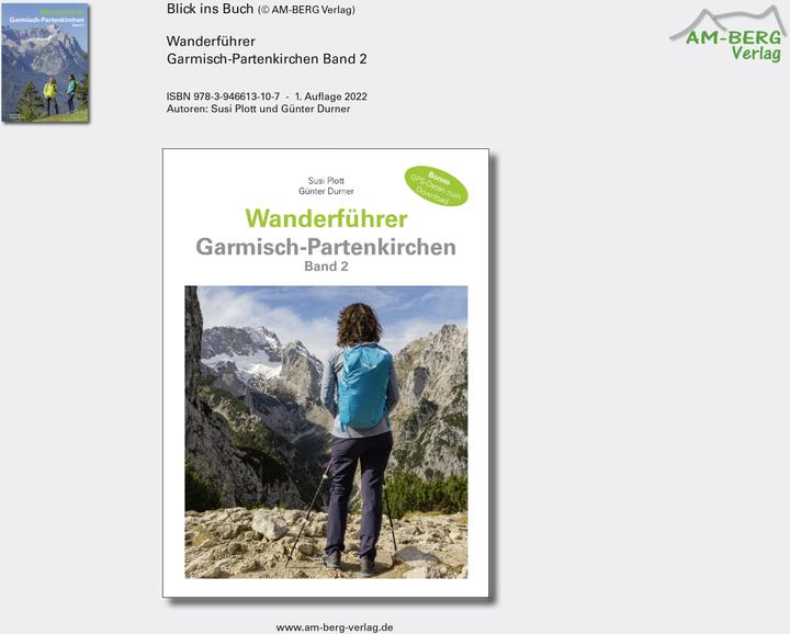 Actual product image Wanderführer Garmisch-Partenkirchen Band 2 (German, Lady Plott, Günter Durner, 2021)