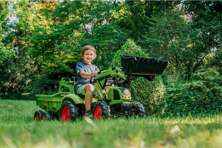Actual product image Falk Toys Claas tractor + XL trailer