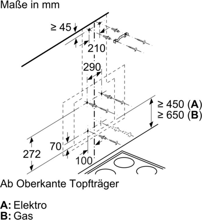 Produktbild Bosch Hausgeräte DWK87EM60 (Wandhaube)
