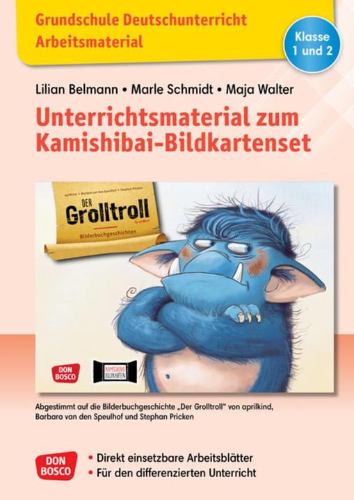 Produktbild Grundschule Deutschunterricht. Unterrichtsmaterial zum Kamishibai-Bildkartenset: Der Grolltroll (Deutsch, Marle Schmidt, Maja Walter, Lilian Belmann, 2024)