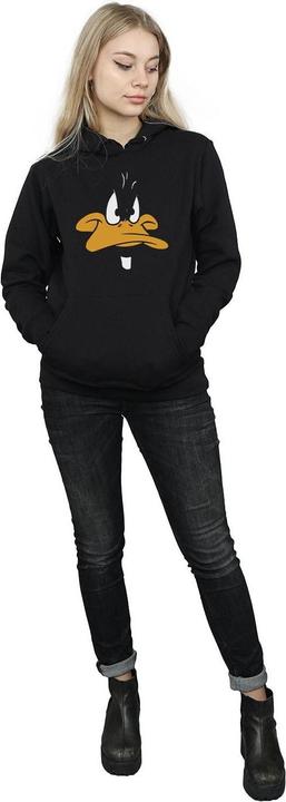 Produktbild Looney Tunes Daffy Duck Big Face Kapuzenpullover (S)