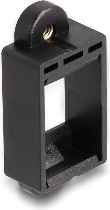 Image du produit Delock Support Keystone pour montage encastré avec connecteur à visser noir (Support de module Keystone)