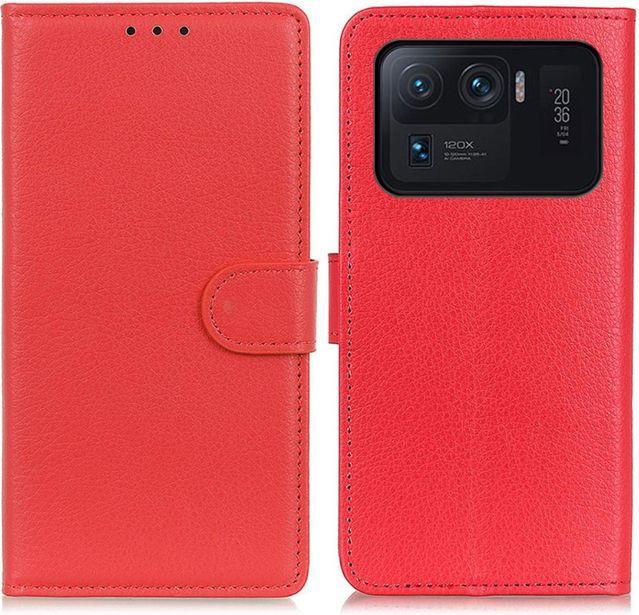 Actual product image MU Classic Litchi Leather Bookcover Series (Xiaomi Mi 11 Ultra)