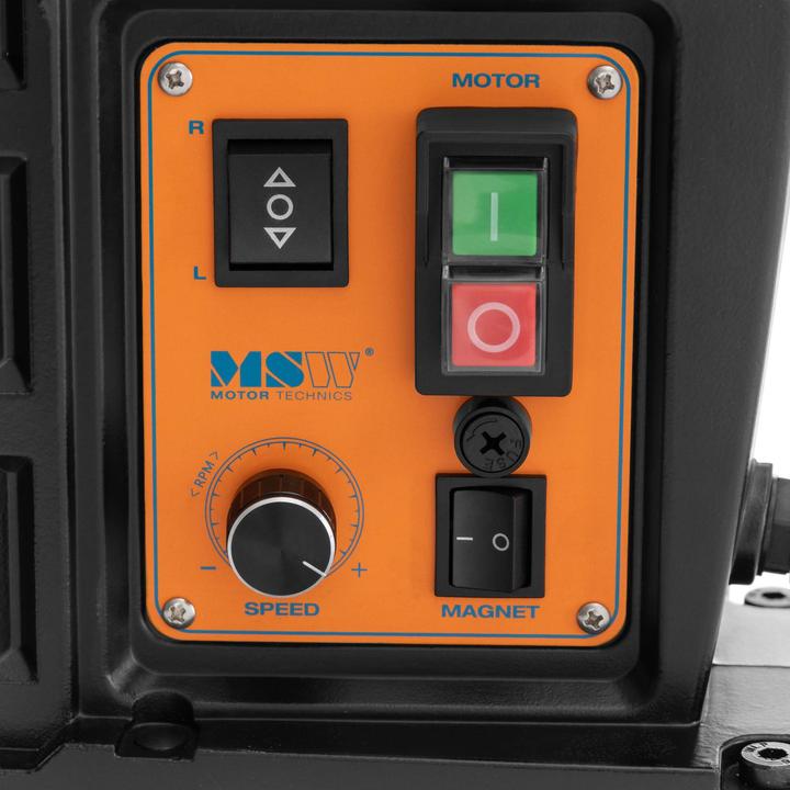 Actual product image MSW Magnetbohrmaschine Magnetbohrer 1380 W 600 U/min Weldon-Schaft 19 mm Laser