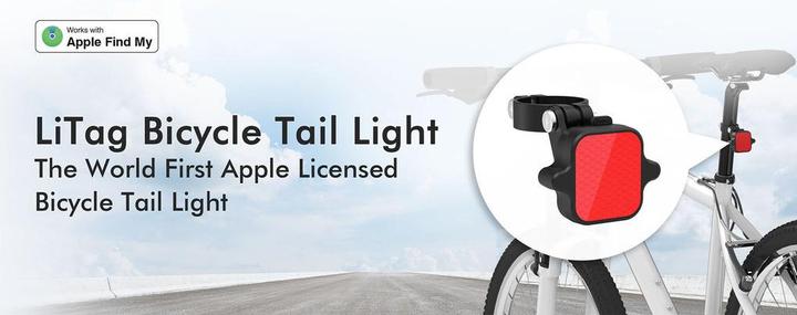 Produktbild Mili LiTag Fahrrad Rücklicht mit Tag