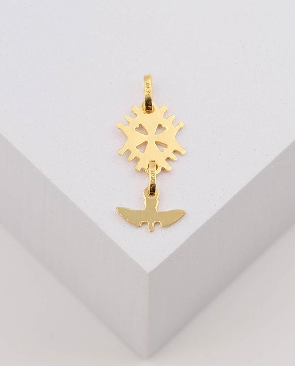Image du produit Muau Croix huguenote (750, Or 14 K)