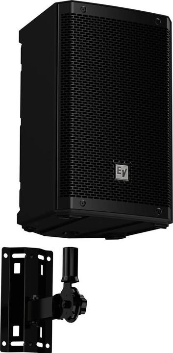 Image du produit Electro Voice BRKT-POLE-S Support mural pour haut-parleurs Fixe Noir 1 pc. (1 pièce, Installation murale, Non mobile)