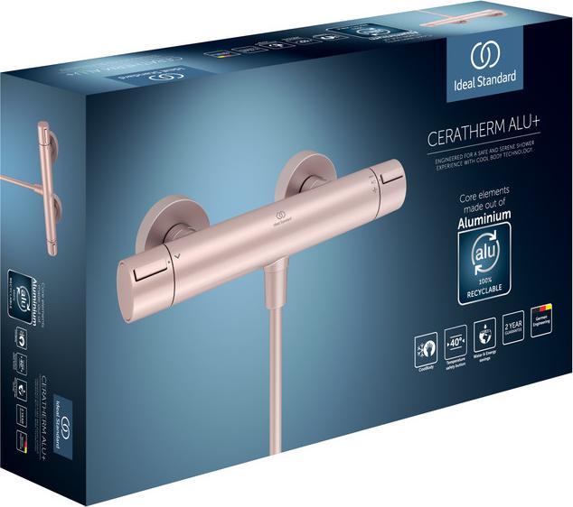 Actual product image Ideal Standard Surface-mounted shower thermostat Alu+