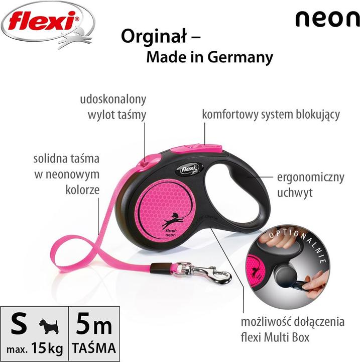 Actual product image Flexi New Neon (S, Dog, General, Walks)