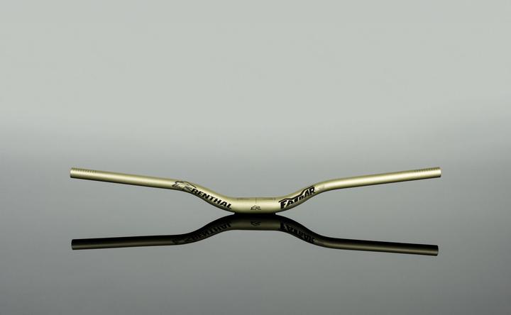 Actual product image Renthal V3 Fatbar Lite Riser Handlebar, 35.0, 760x40mm, gold (35 mm)