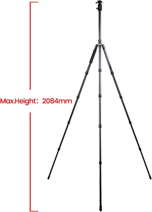 Actual product image Fotopro X 65C + FPH 62R Carbon