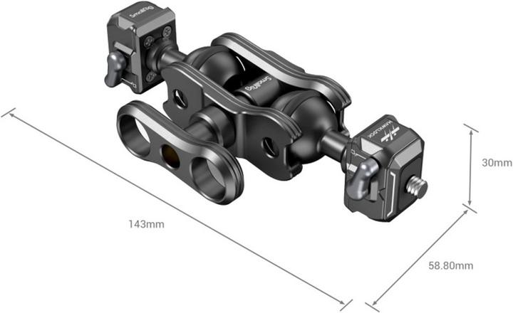 Actual product image SmallRig 3515 Drop in HawkLock Mini Magic Arm with quick release ball head (Tripod quick-release plate)