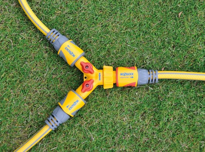 Productafbeelding Hozelock Aansluiting met dubbele kraan (Slangaansluiting, 50.80 mm)