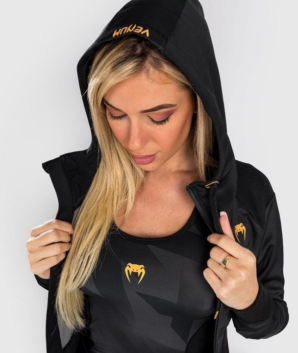 Actual product image Venum Razor Hoodie - For Women - Black/Gold - M (M)