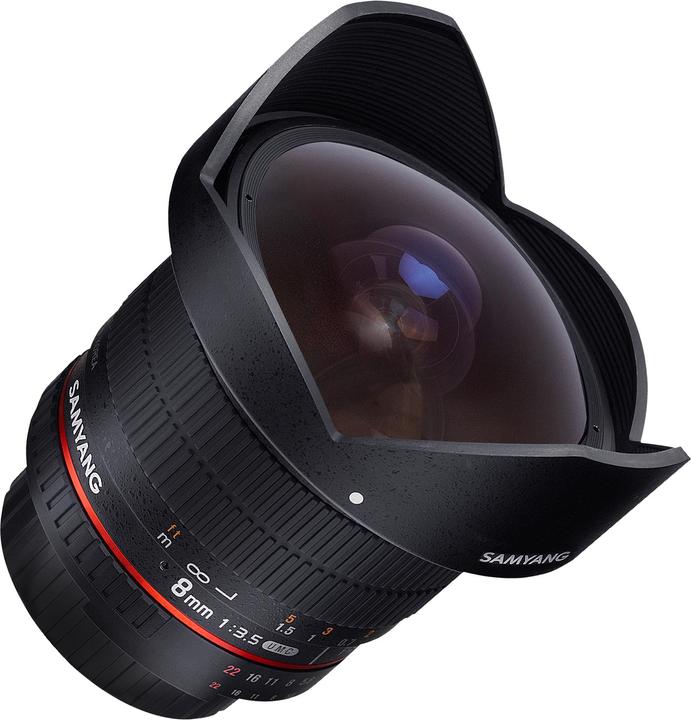 Image du produit Samyang 8mm f/3.5 Asph IF MC Fisheye CSII DH - Nikon F (Nikon F, APS-C / DX)