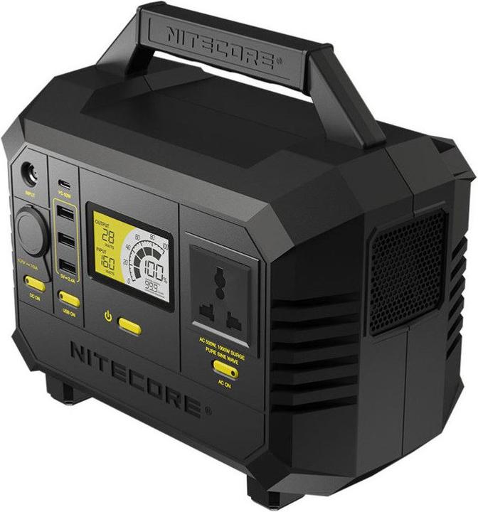 Actual product image Nitecore NES500 tragbares Stromaggregat fÃ¼r draussen (518 Wh)