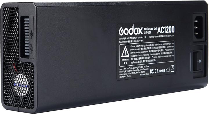 Actual product image Godox AC Adapter AD1200Pro (Flash unit battery)