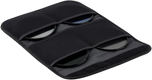 JJC FP K4L grijs filterzakje voor 4 filters tot 82 mm (82 mm)