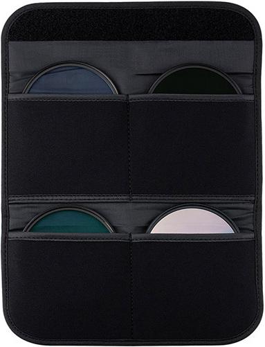 Produktbild JJC FP K4L Grey Filter Pouch holds 4 filters up to 82mm (82 mm)