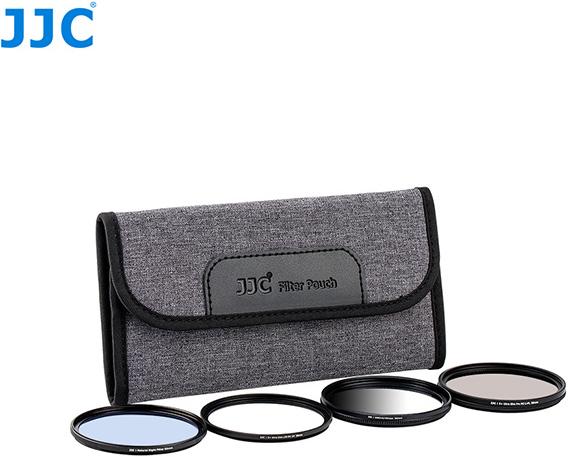 Immagine prodotto JJC La custodia per filtri FP K4S Grey contiene 4 filtri fino a 58 mm (58 mm)