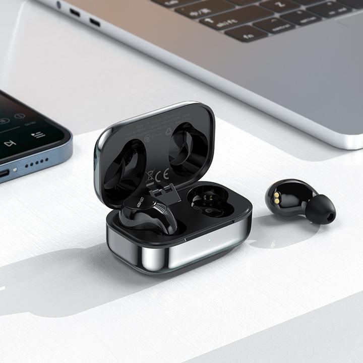 Actual product image Acefast gaming in-ear wireless headphones TWS Bluetooth 5.2, cVc 8.0, aptX, SBC, AAC, 65ms delay wat (Cable)