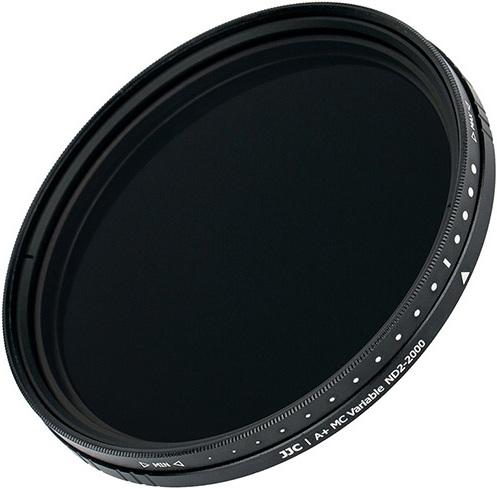 Image du produit JJC 49mm ND2 ND2000 Filtre à densité neutre variable (Filtre gris neutre)