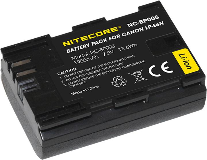 Nitecore LP-E6NKamera Akku für Canon (Kamera Akku)