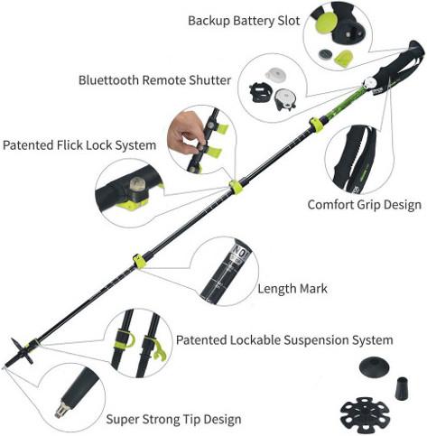 Image du produit Giottos Trekking Pole / Uber Selfie Stick