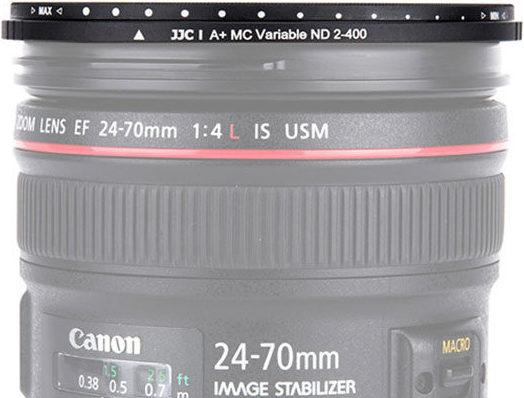 Actual product image JJC F NDV67 Variable ND Filter (ND2 400) (Neutral density filter, 67 mm)