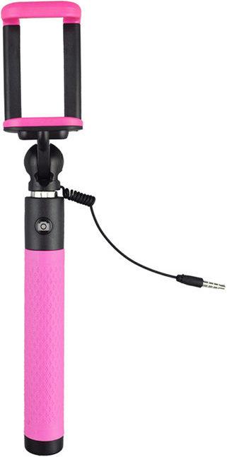 Actual product image Caruba Selfie Stick Plug & Play Pink
