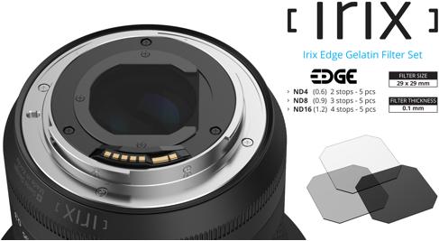 Image du produit Irix Edge Gel ND Filter Set 29mm x 29mm (Filtre gris neutre, 29 mm)