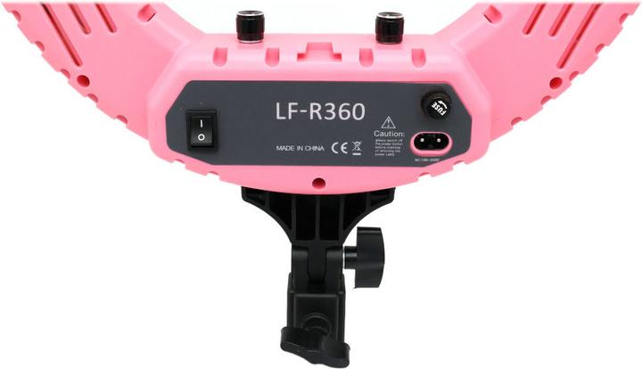 Image du produit Caruba Vlogger 12 pouces rond LED, Set avec sac Rose (MENZ) (éclairage annulaire)