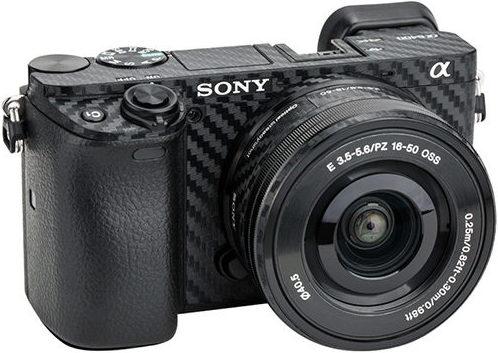 Actual product image JJC KS A6400CF Camera Carbon Fiber Film
