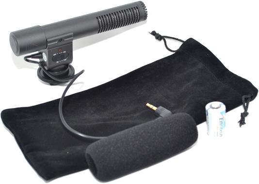 Actual product image JJC MIC 1 Stereo Electret Condenser Microphone