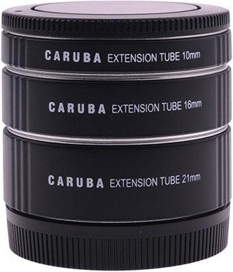 Image du produit Caruba Extension Tube Set Canon M Series Aluminium (Macro bague intermédiaire, Canon EF-M)