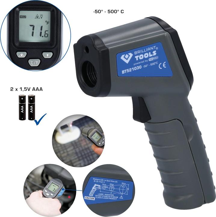 Image du produit Brilliant Tools Thermomètre infrarouge
