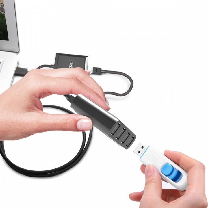Actual product image Unitek Y-2516 Interface Hub USB 2.0 (USB-A, 5 Ports)
