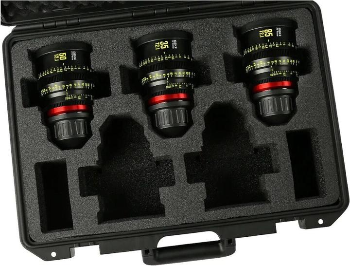 Actual product image Meike Cine Lens 5 lens Full Frame T2.1 Case PL/RF/E/L