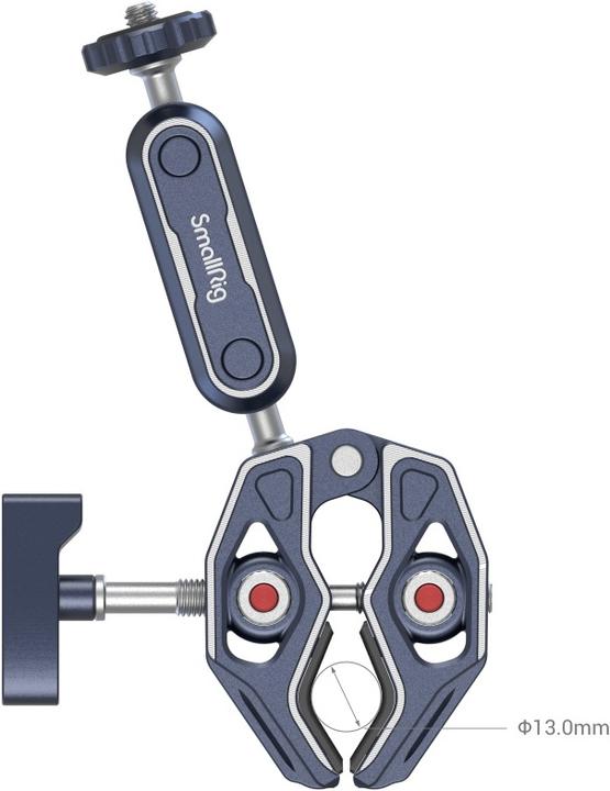Image du produit SmallRig Crab-Shaped Clamp avec bras magique à tête sphérique 3757 (Pince de pied)