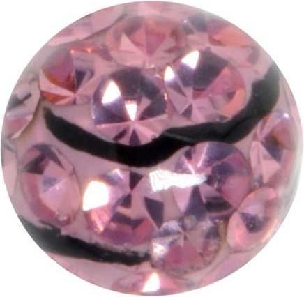 Bijouteria Piercingverschluss (Chirurgenstahl 316L, Epoxiharz, Kristall)