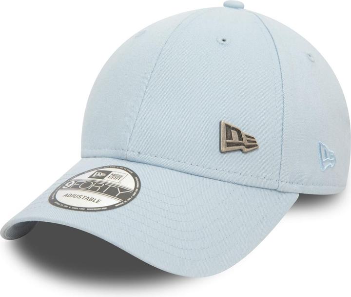 Actual product image New Era 9Forty Strapback Cap - METAL PIN BADGE sky blue