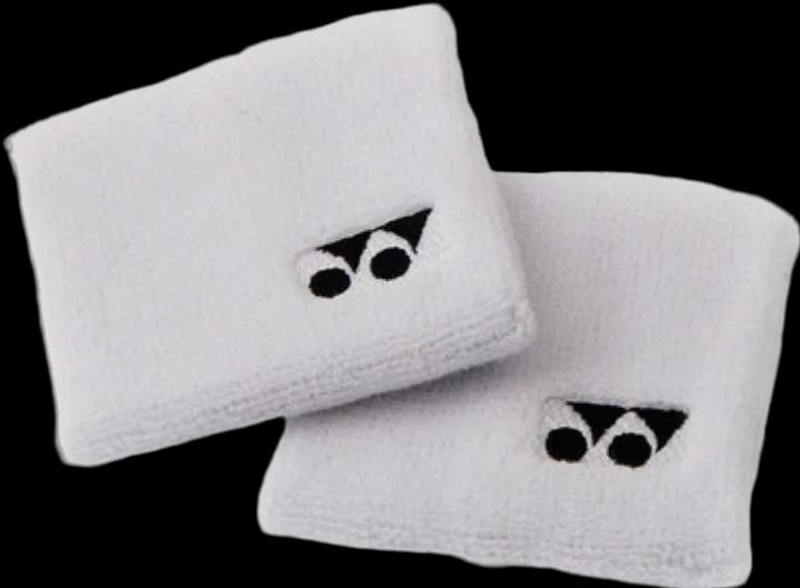 Yonex AC 489-2 Wrist-Band Frotté, 2 Stk./Pack, weiss