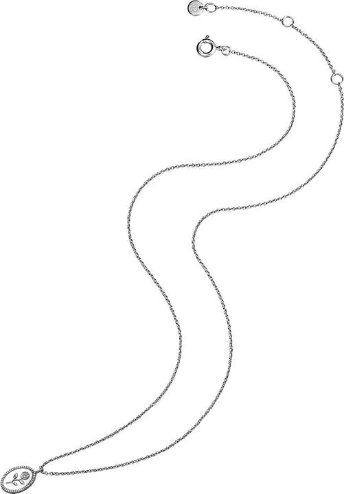 Immagine prodotto Glanzstücke München Catena da donna a fiore in argento 925, 45,0 cm di base + 5,0 cm di estensione - 29838 (Argento, 45 - 50 cm)
