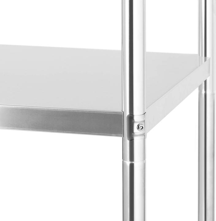 Produktbild Royal Catering Edelstahlregal Küchenregal Gastro Regal Standregal Schwerlastregal 100x60x180 cm