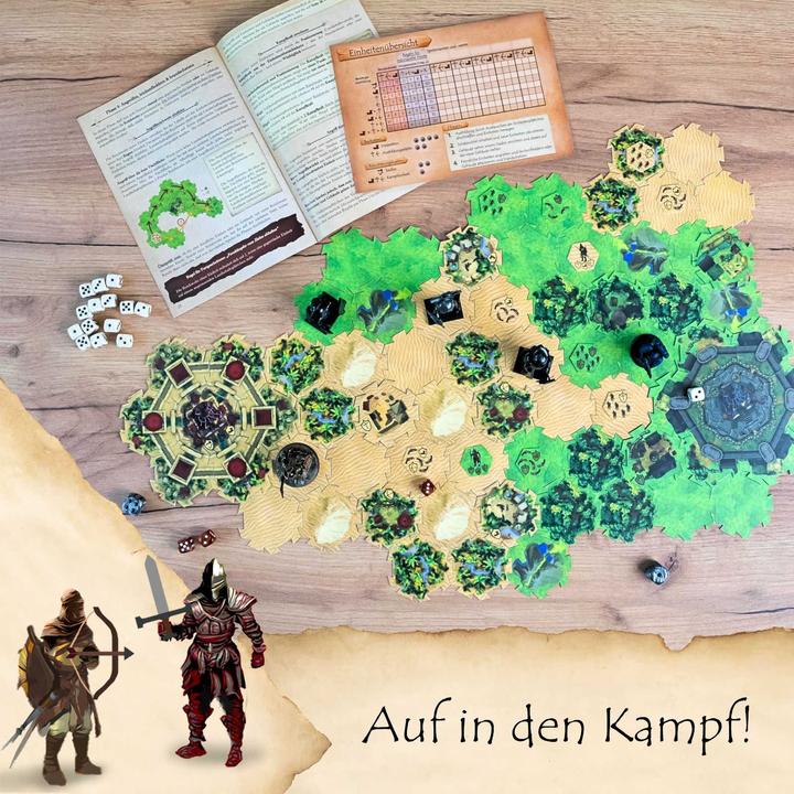 Image du produit Tactical Table War Le jeu de plateau stratégique de construction de base de la Forêt Noire (Allemand)
